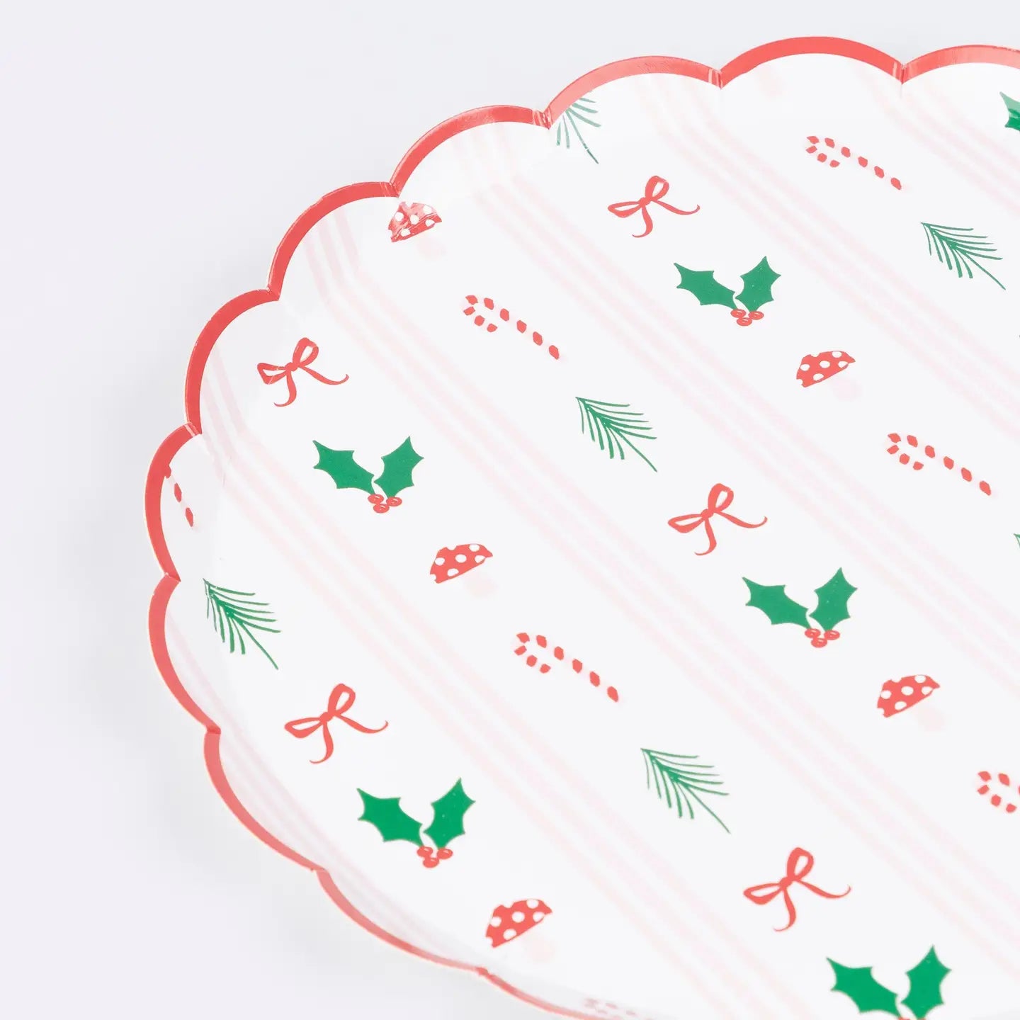 Festive Icon Stripes Side Plates