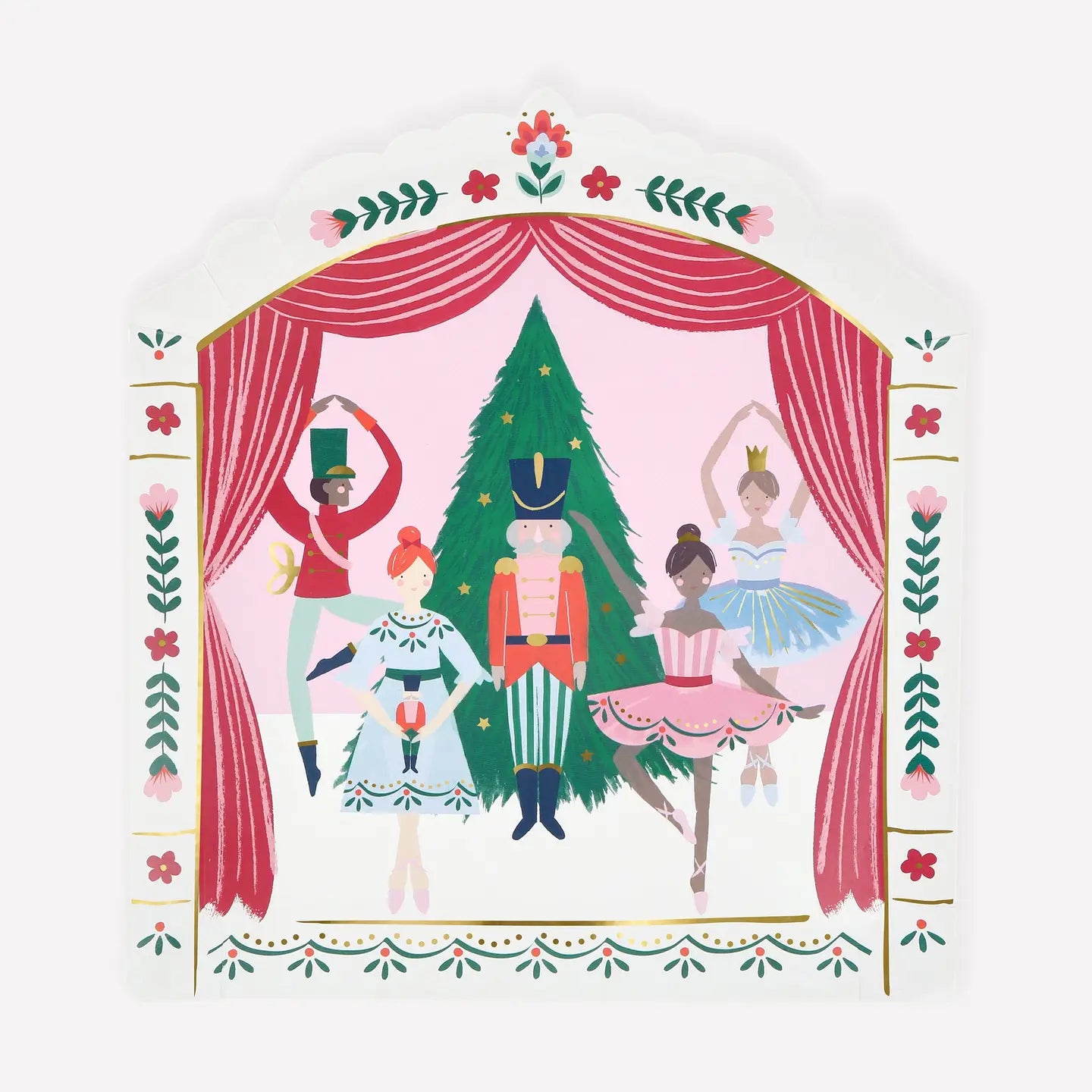 Nutcracker Ballet Stage Plates