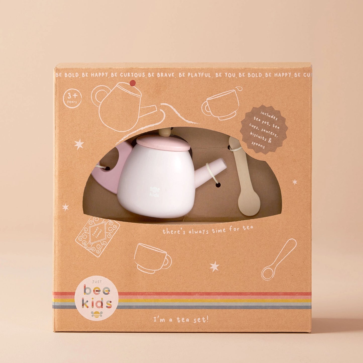 Just Bee Kids Wooden Tea Set Fsc