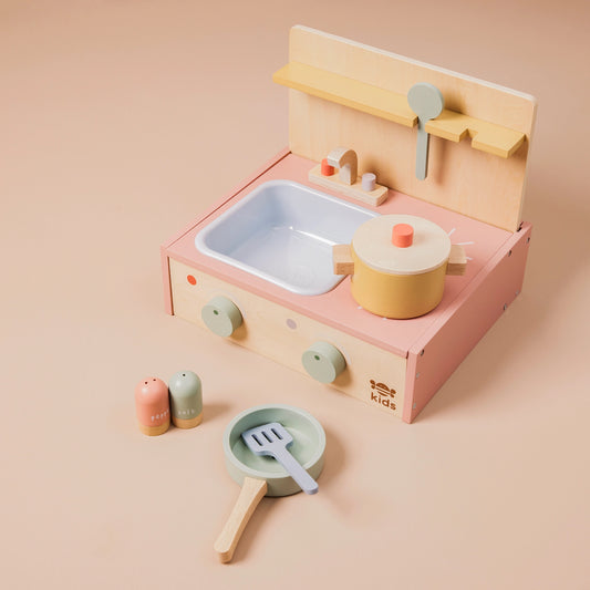 Just Bee Kids Wooden Table Top Kitchen (Fsc)